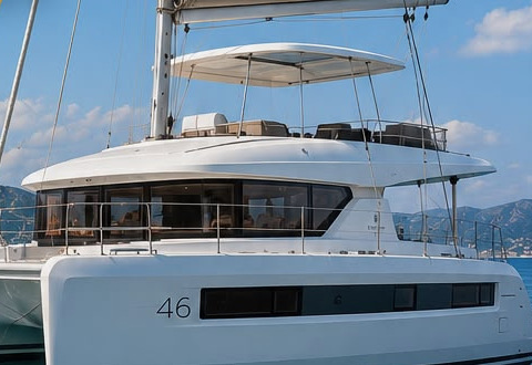 Катамаран Lagoon 46 у побережья Амальфи